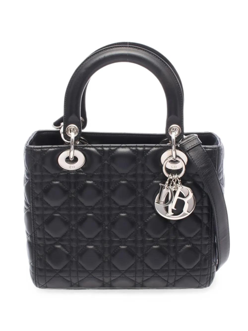 Christian Dior Pre-Owned 2010s Lady Dior tote bag - Noir