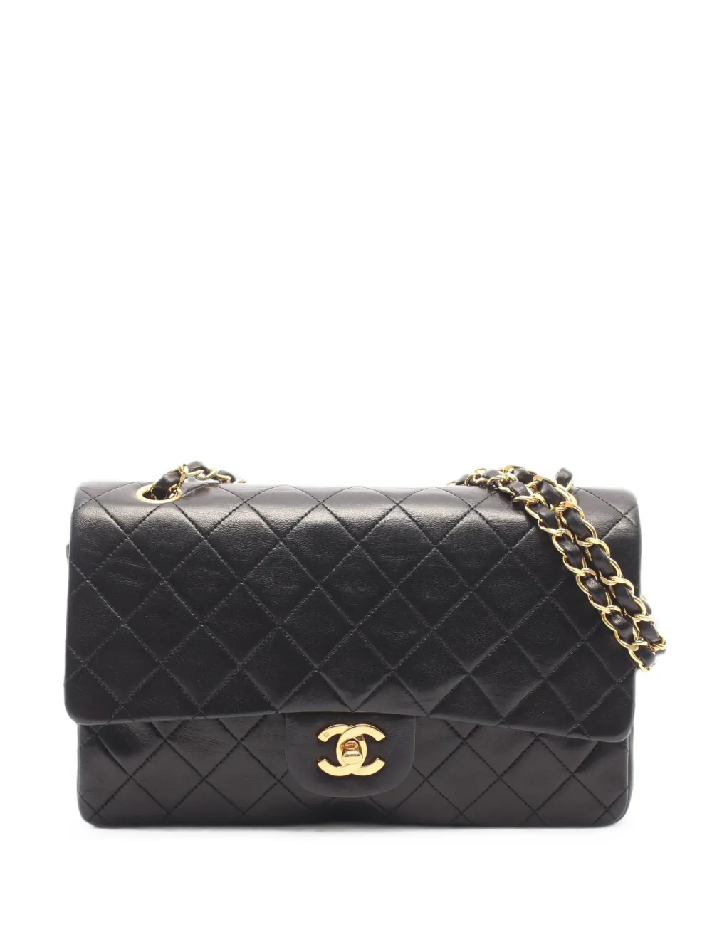 CHANEL Pre-Owned 1989-1991 Matelassé chain shoulder bag - Nero