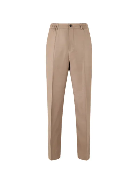 slowear elasticated-waistband tapered trousers