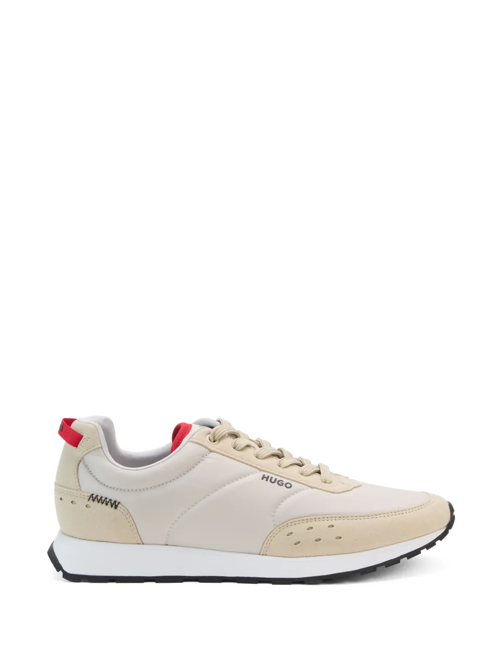 HUGO Sneakers im Retro-Look mit Faux-Wildleder - Grau