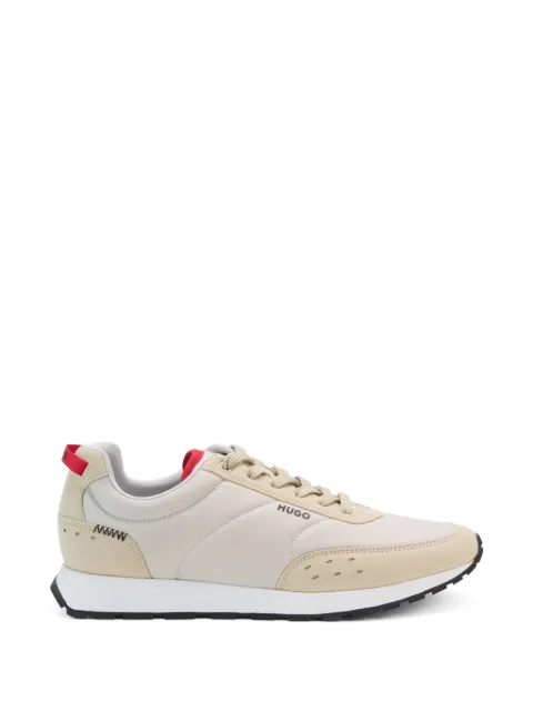 HUGO retro-inspired trainers with faux suede