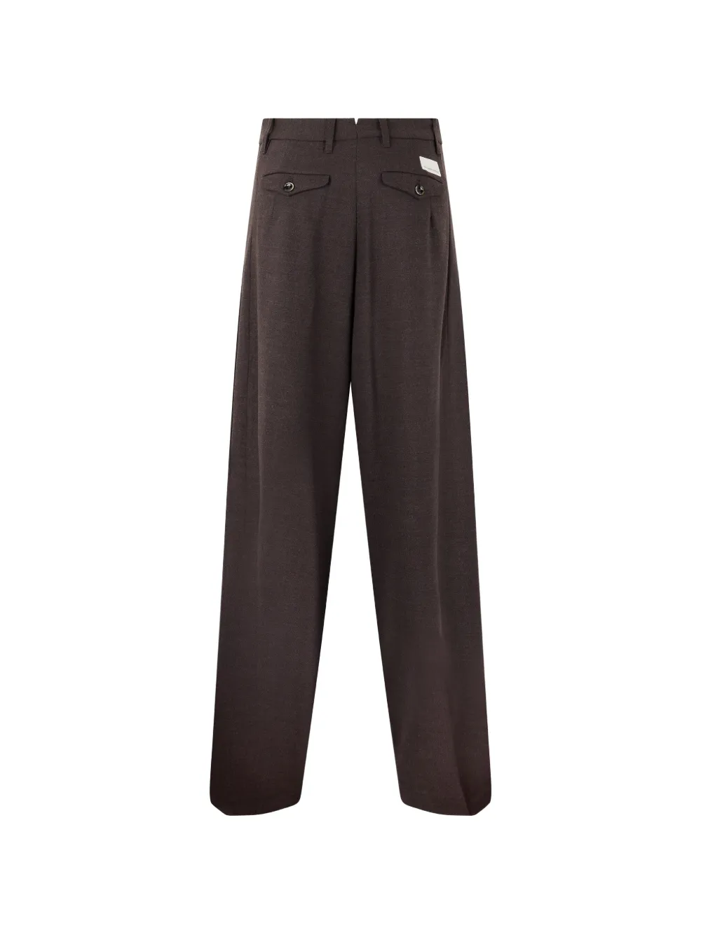Nine In The Morning pleated high-waisted trousers Bruin