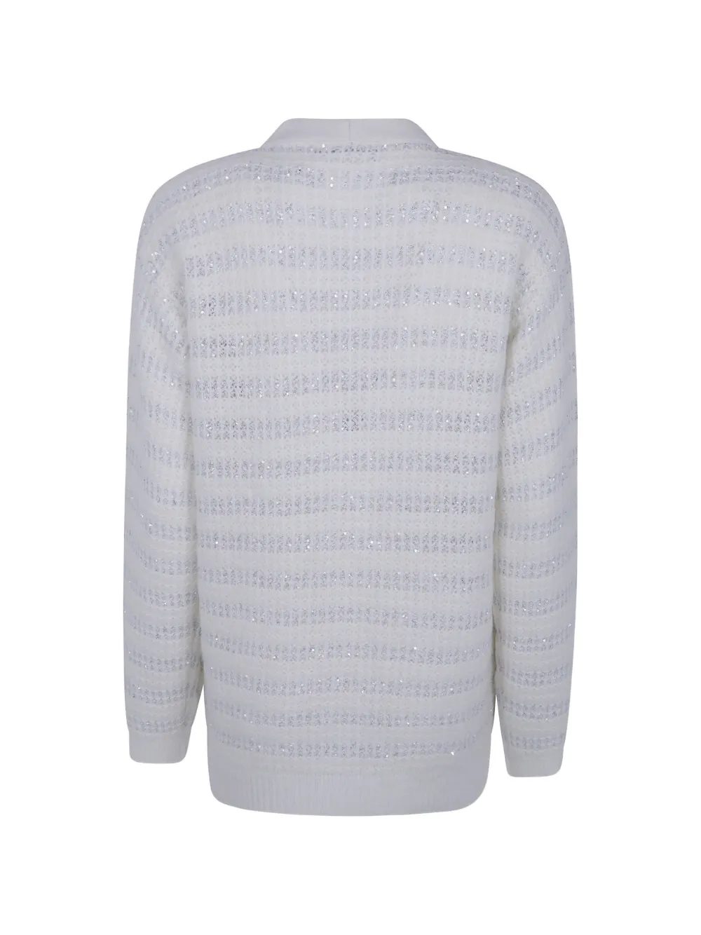Fabiana Filippi Vest met pailletten Wit