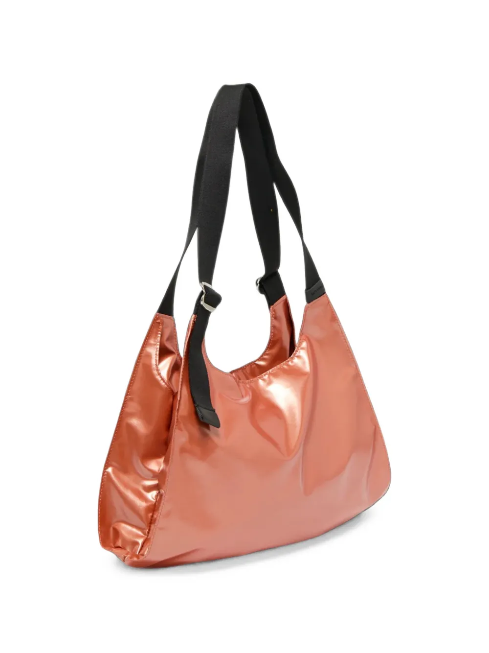 Jack Gomme Lebag Light schoudertas met glanseffect Oranje