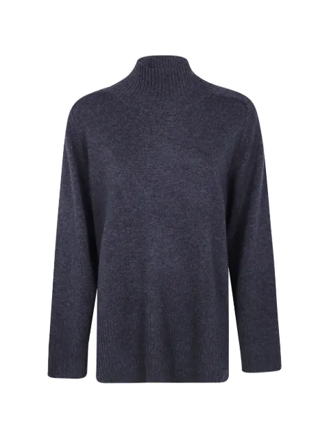 Paul Smith dark-grey wool-cashmere high-neck knit sweater