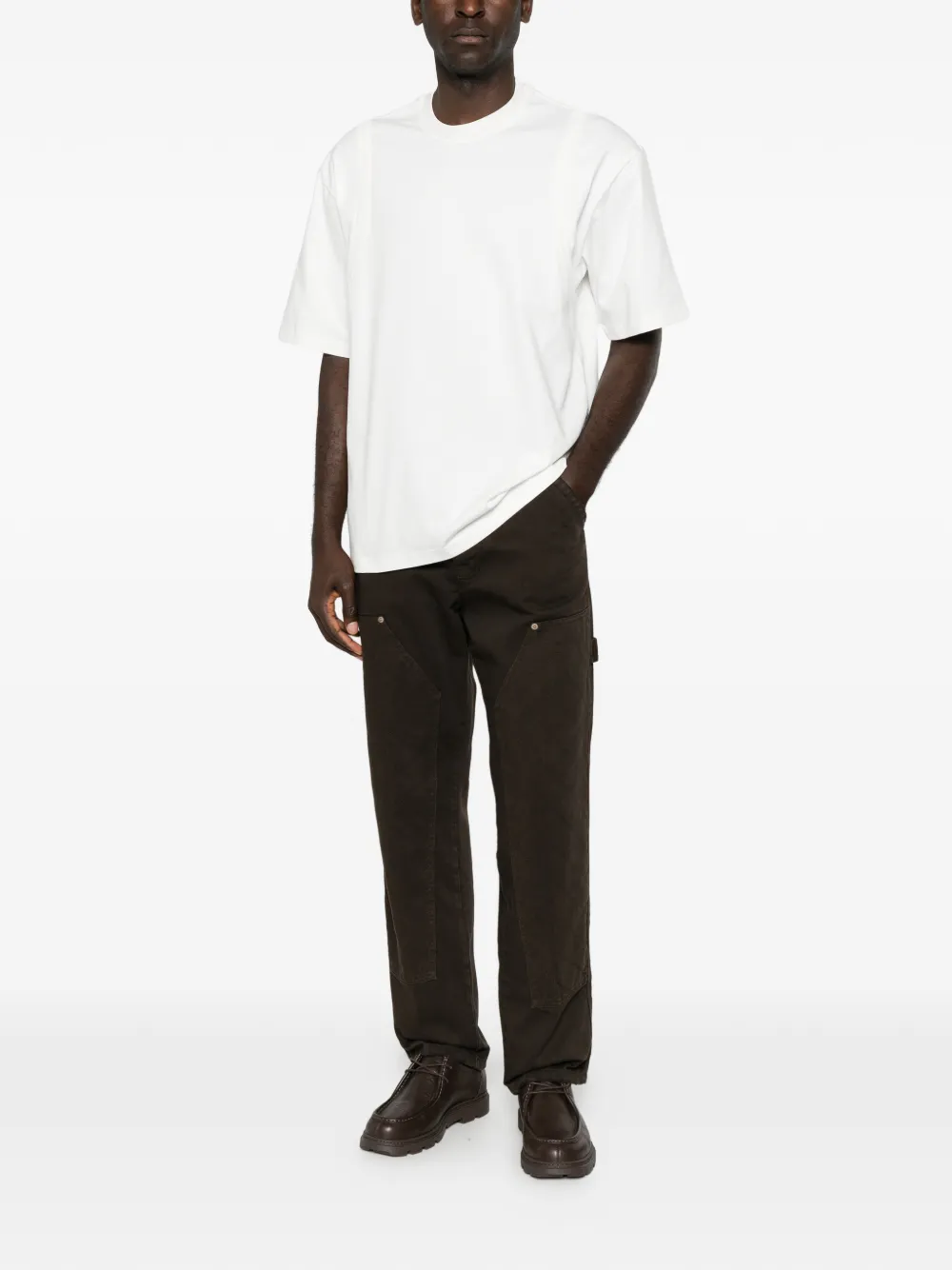 YES LONDON logo-patch T-shirt - Blanc