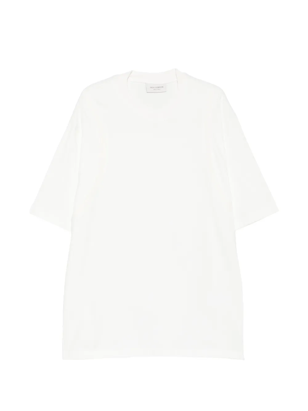 YES LONDON logo-patch T-shirt
