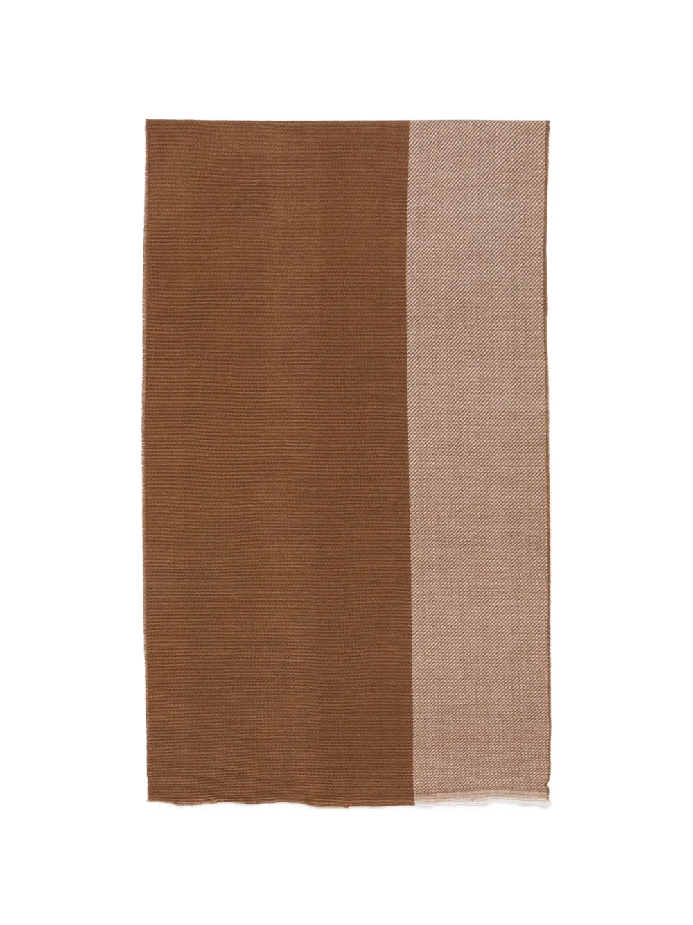 Pennyblack two-tone knitted scarf - Braun