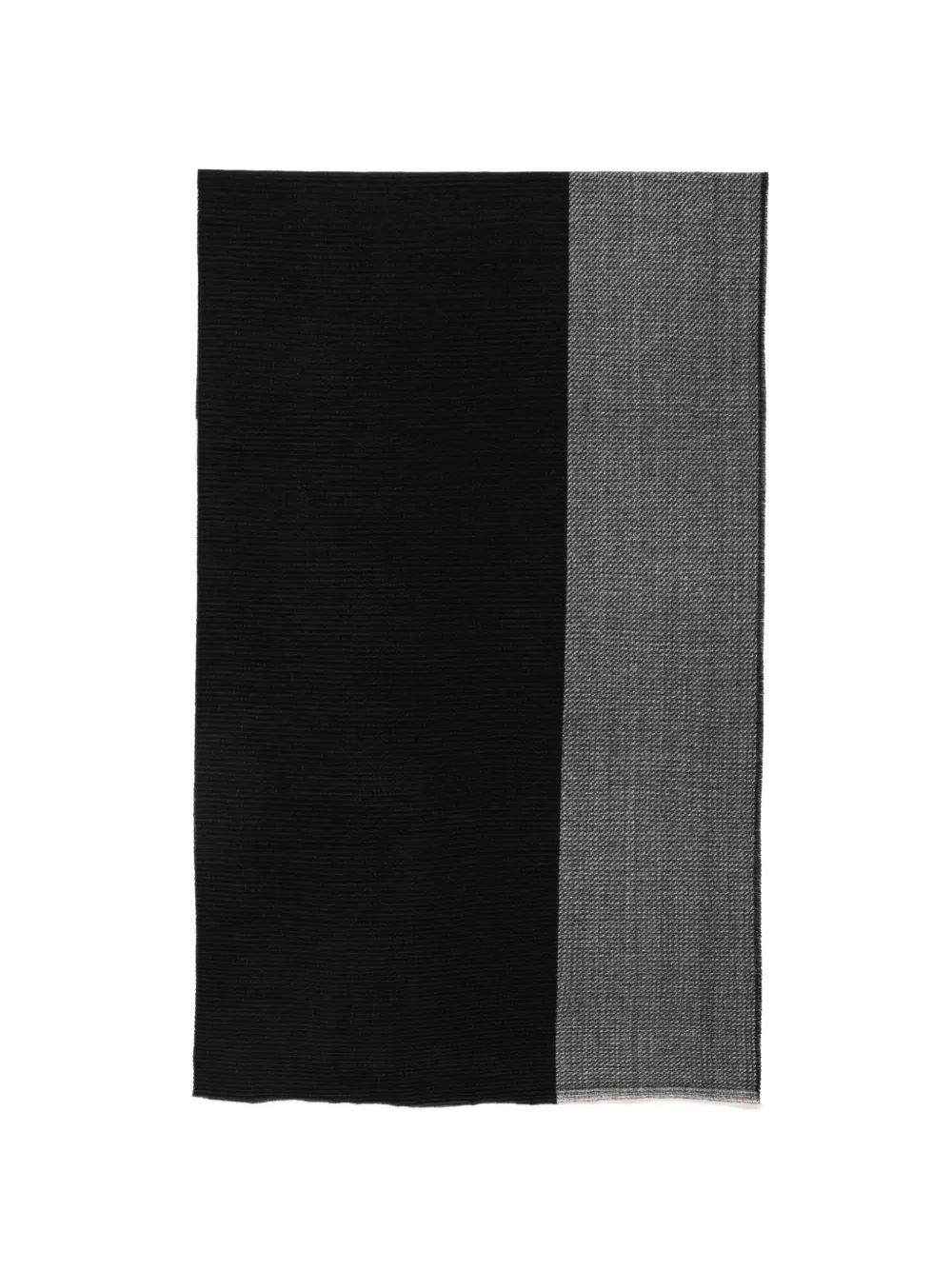 Pennyblack two-tone knitted scarf - Schwarz