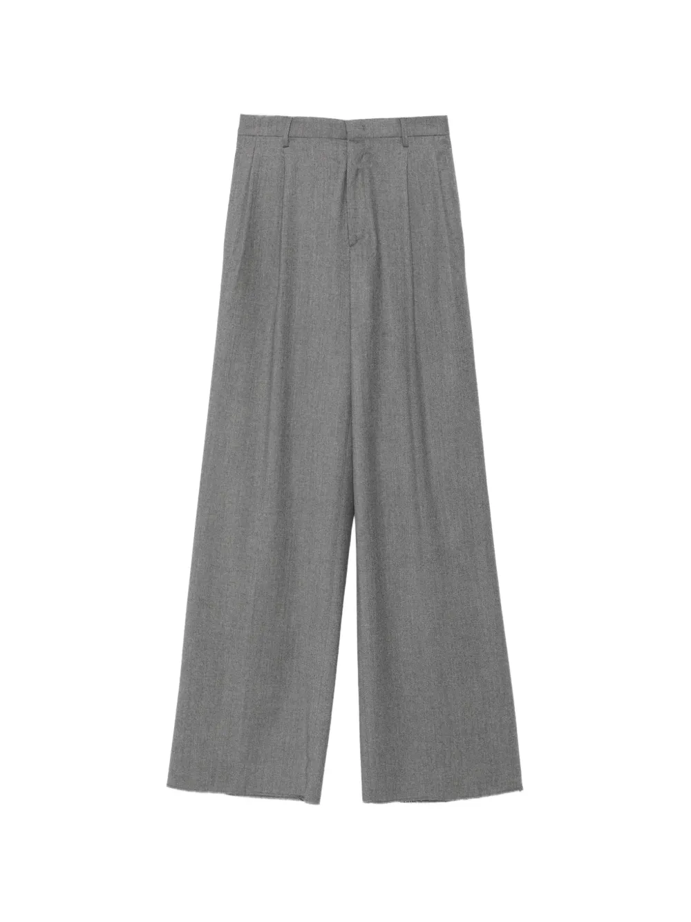 Tagliatore P-Eileen pleated wide-leg trousers - Grigio