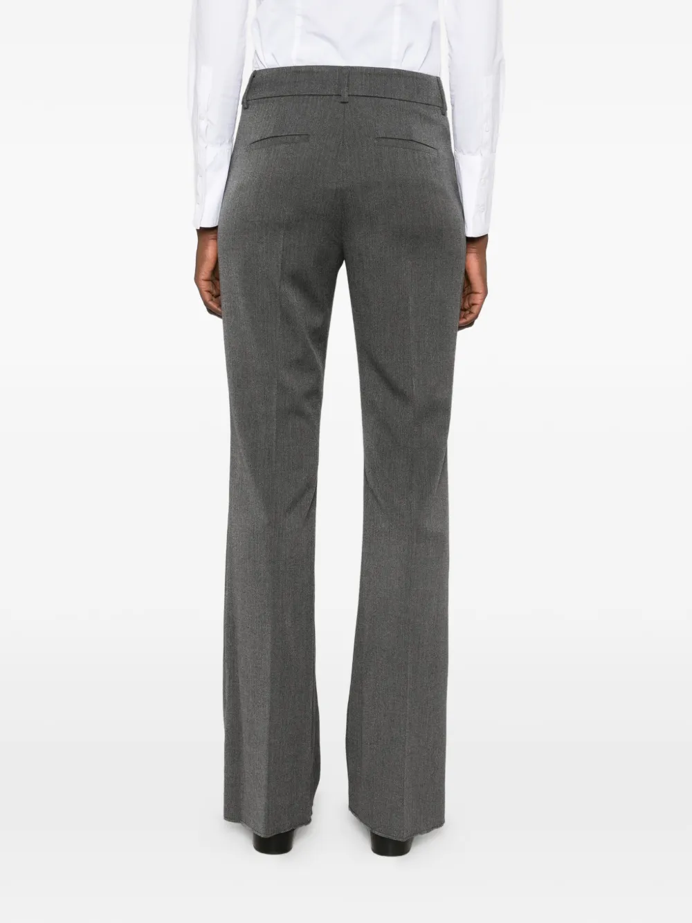 Pennyblack Flared broek met riemlus Grijs