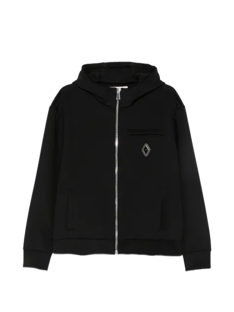 YES LONDON logo-plaque hoodie
