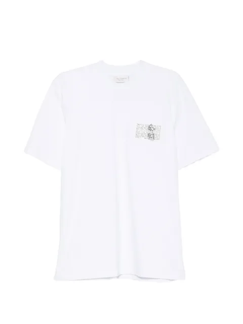 YES LONDON logo-patch T-shirt