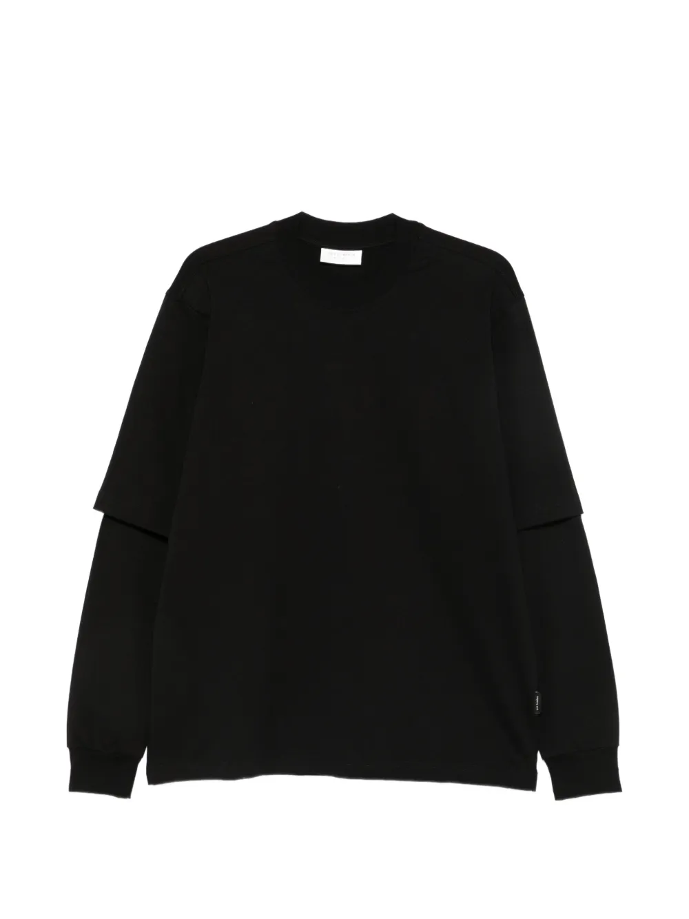 YES LONDON layered-sleeve sweatshirt - Noir YES LONDON layered-sleeve sweatshirt - Noir