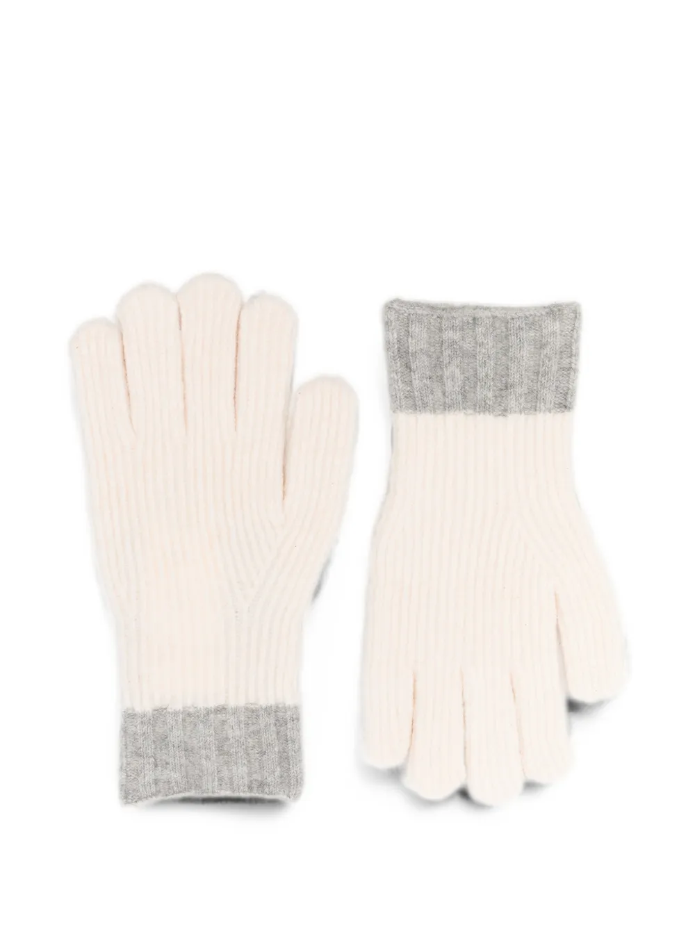Pennyblack ribbed-knit gloves - Bianco