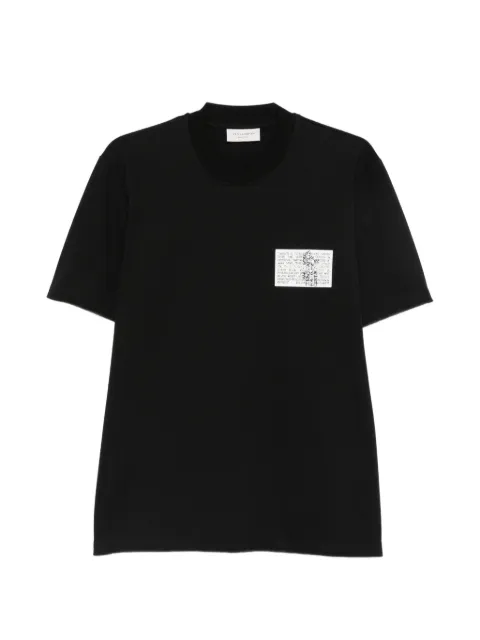YES LONDON logo-patch short-sleeve T-shirt