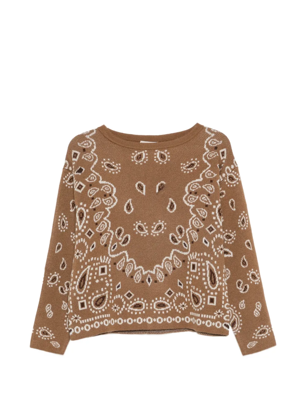 Pennyblack paisley-pattern sweater - Marrone