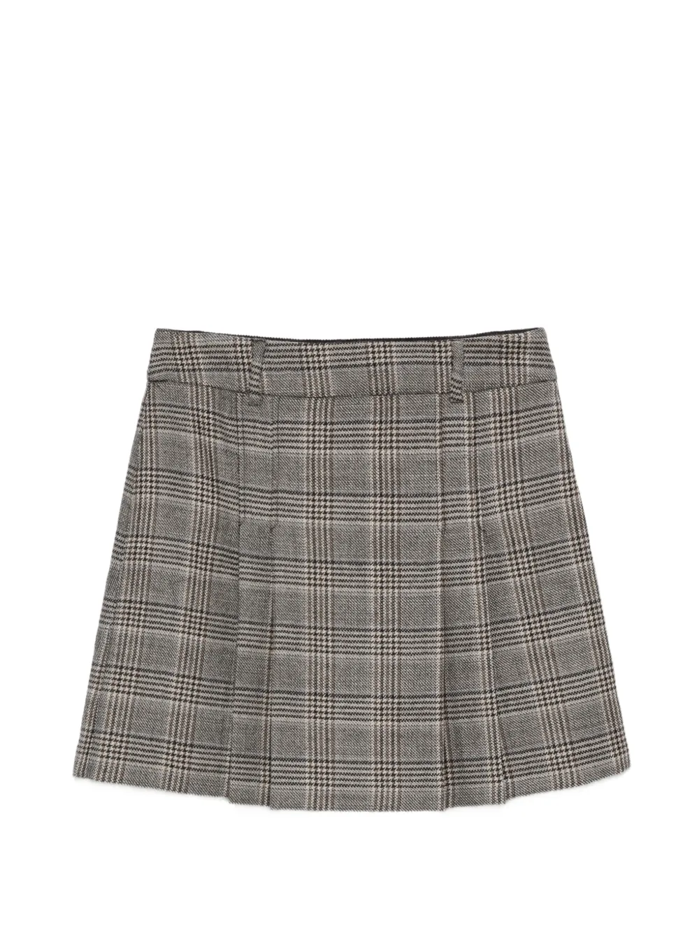 Pennyblack minijupe plissée à carreaux - Gris Pennyblack minijupe plissée à carreaux - Gris