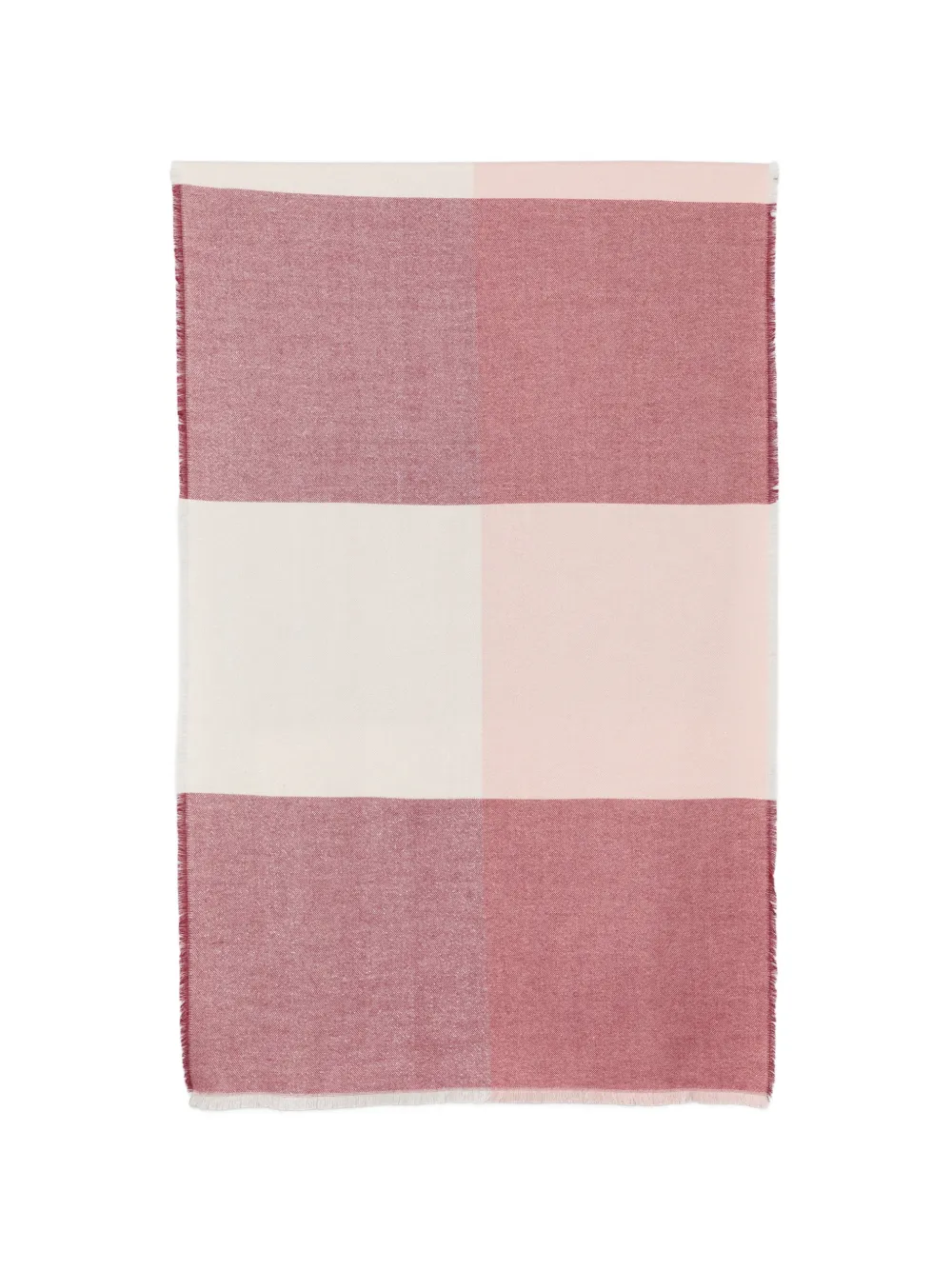 Pennyblack checked frayed scarf - Rosa