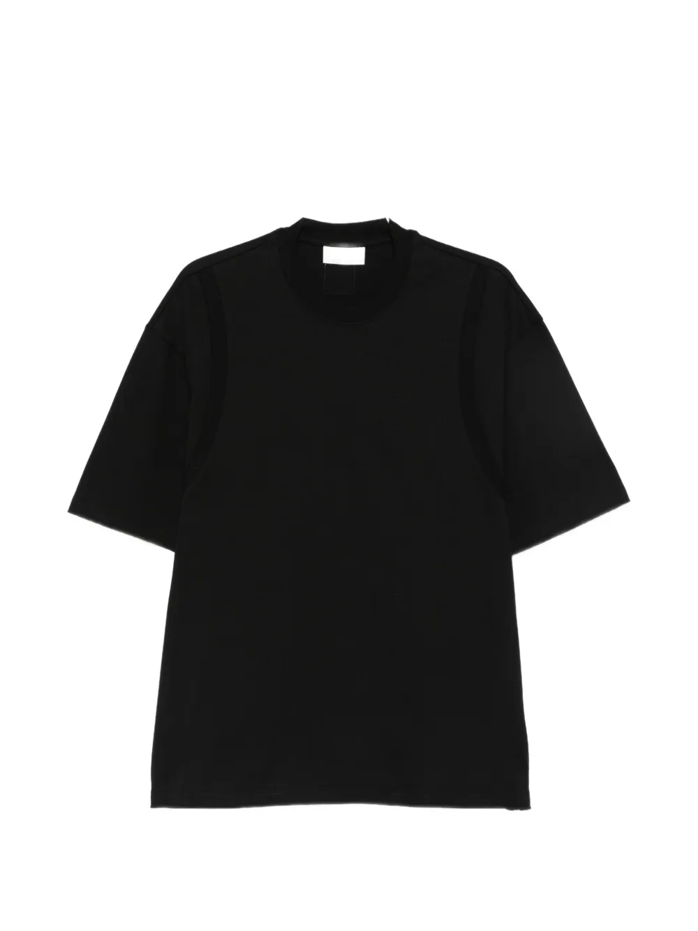 YES LONDON logo-patch T-shirt - Noir