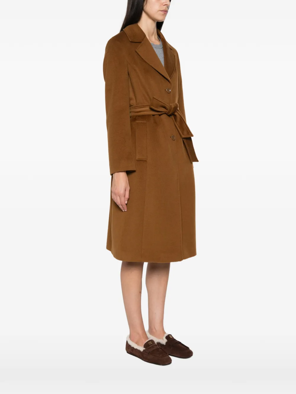 Pennyblack belted button-up coat Bruin