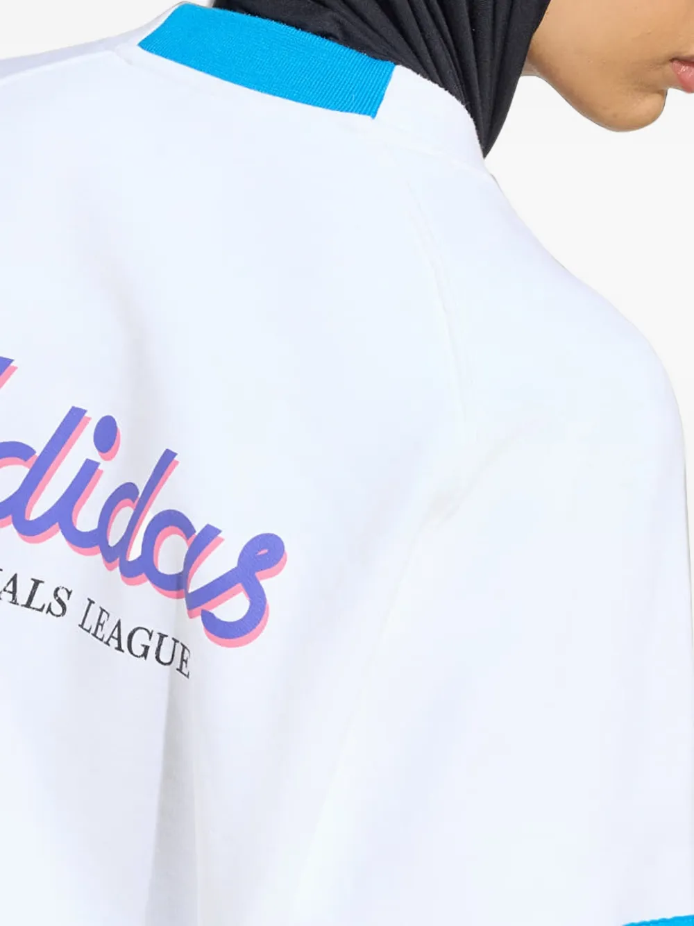 adidas Archive Baseball trui met grafische print Wit