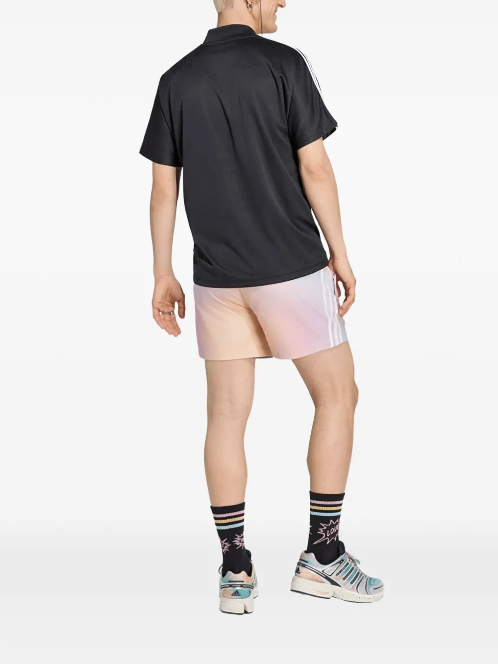 adidas Love Unites shorts met kleurverloop Roze