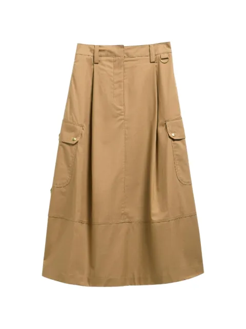 Barbour Carly pleated midi skirt