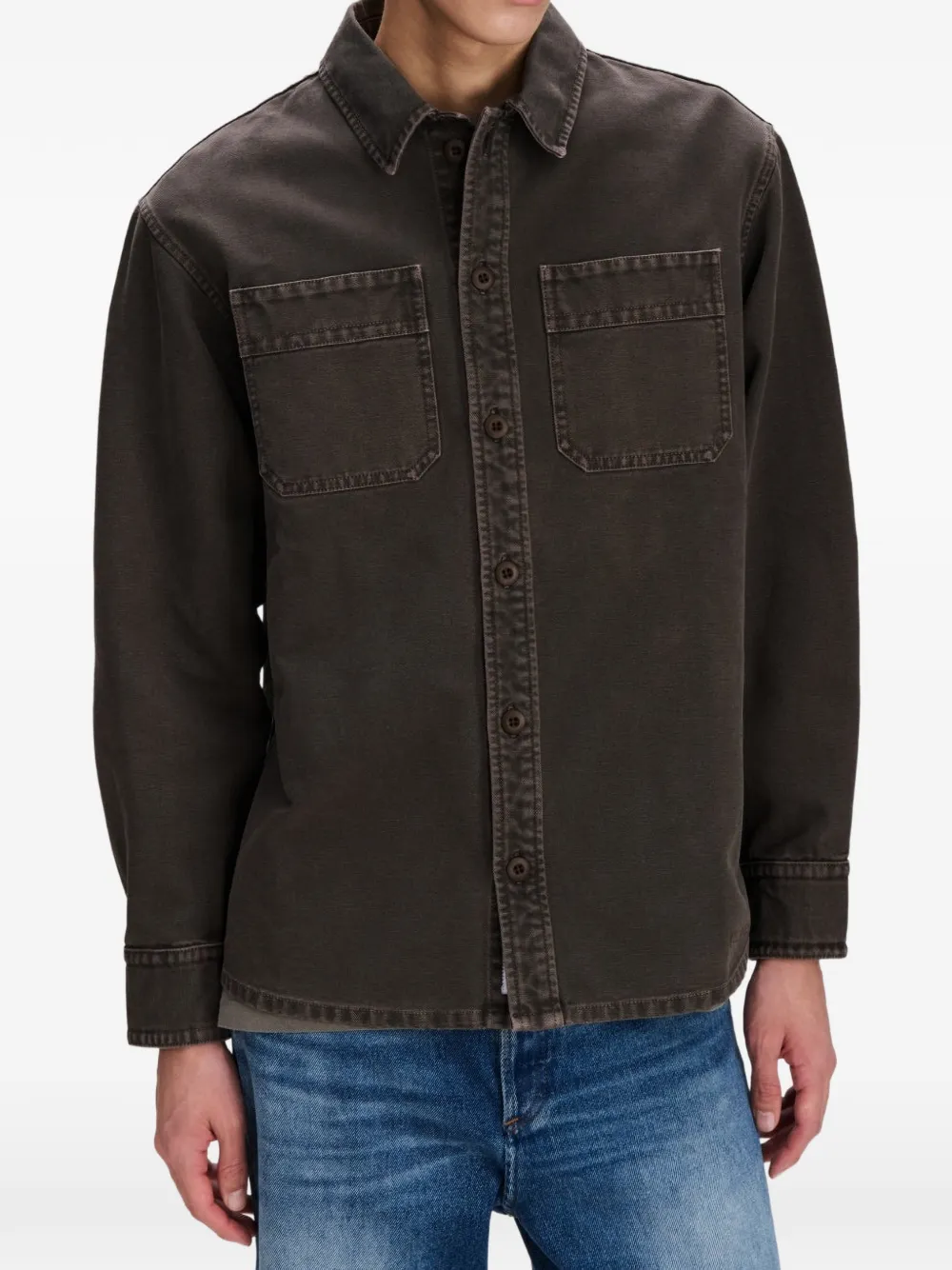A.P.C. Noah canvas overshirt Bruin