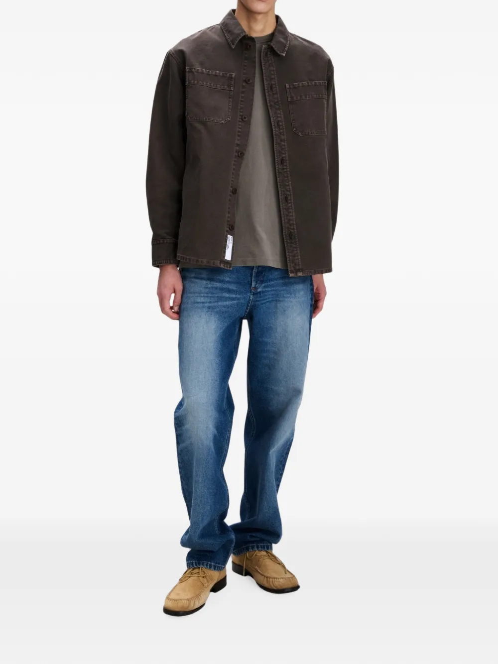 A.P.C. Noah canvas overshirt Bruin