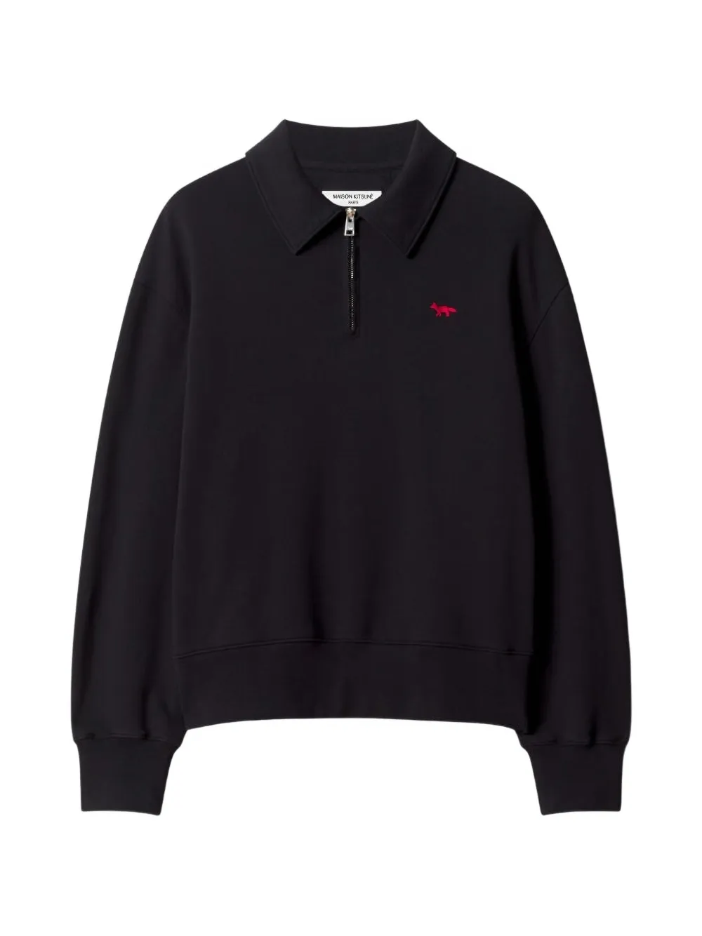 Maison Kitsuné Profile Fox half-zipped sweatshirt