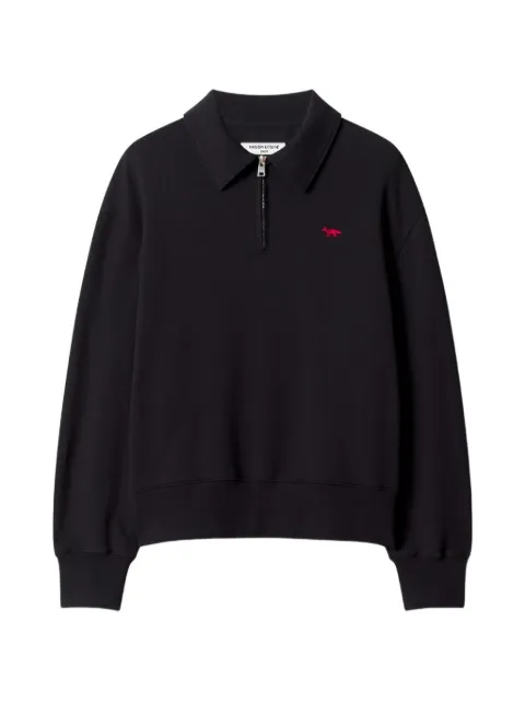 Maison Kitsuné sweat Profile Fox à col zippé