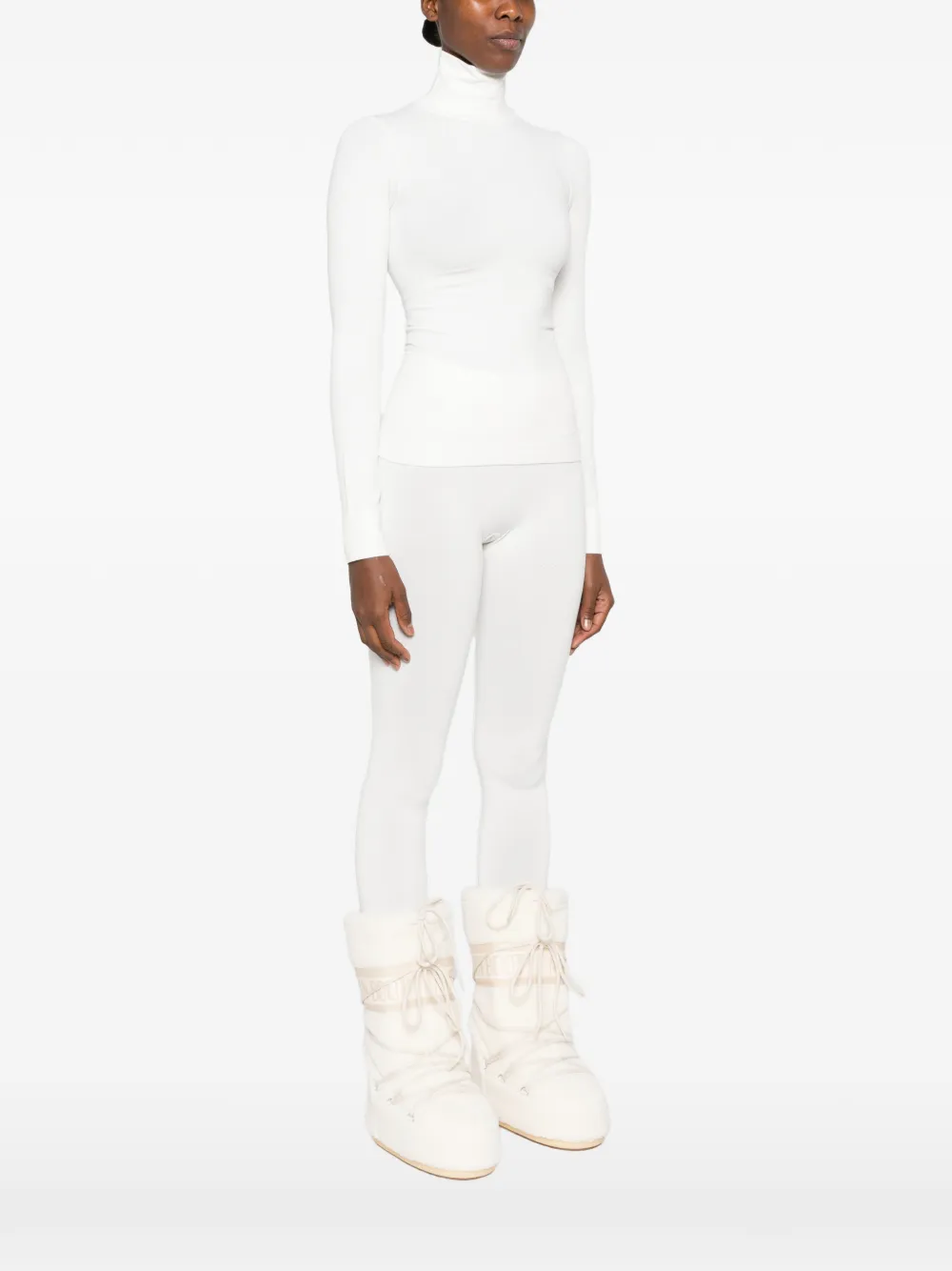 Perfect Moment Perfect thermal rollneck sweater Wit
