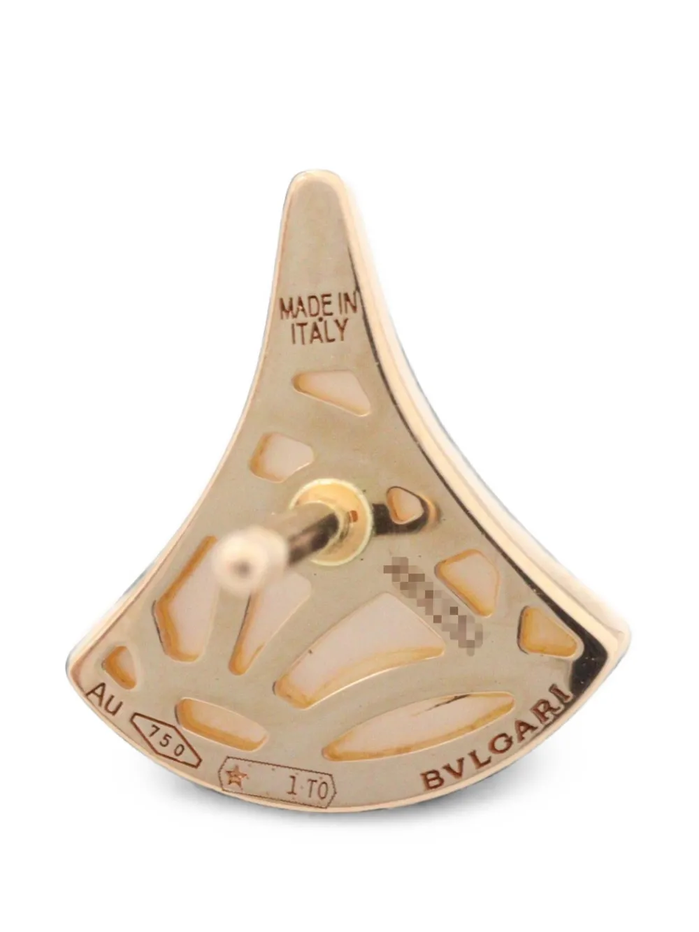 Bvlgari Pre-owned 2010s Diva Dream Mother-of-pearl Earring in Pink, view 2