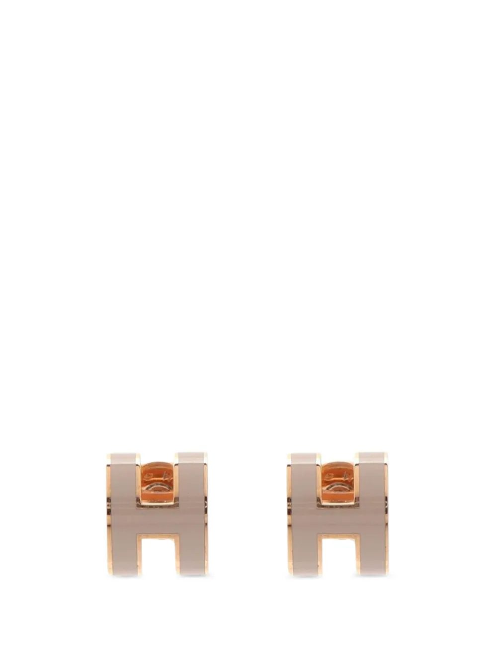 Hermès Pre-Owned boucles d'oreilles Minis Pop H (années 2010) - Rose