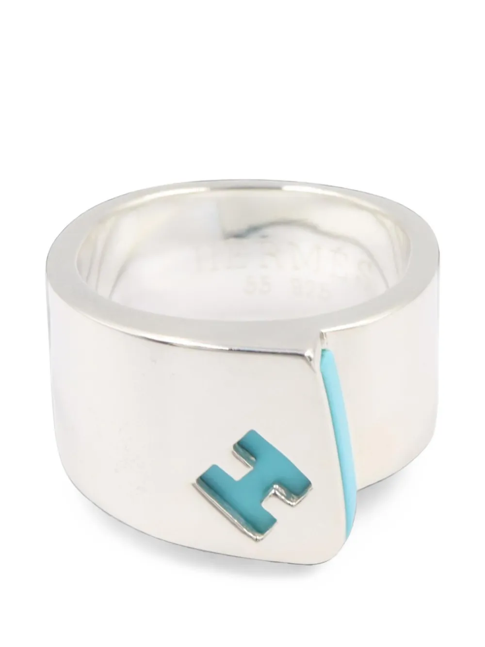 Hermès Pre-Owned 2010s Candy Ring mit Cut-Out - Silber