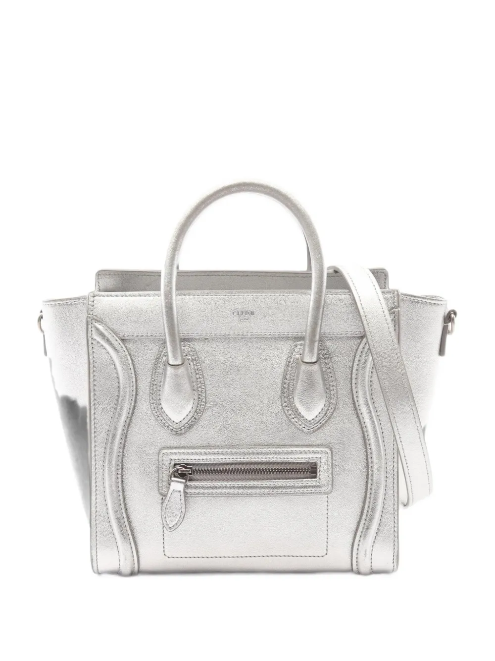 Celine Pre-Owned 2000s Luggage Nano handbag - Argent