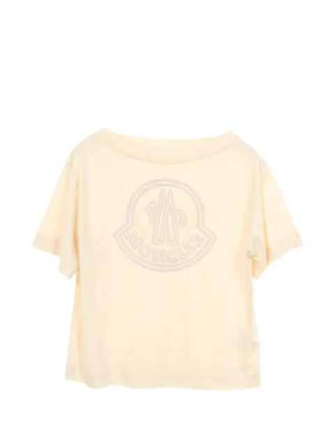 Moncler 2010s logo boat neck T-shirt