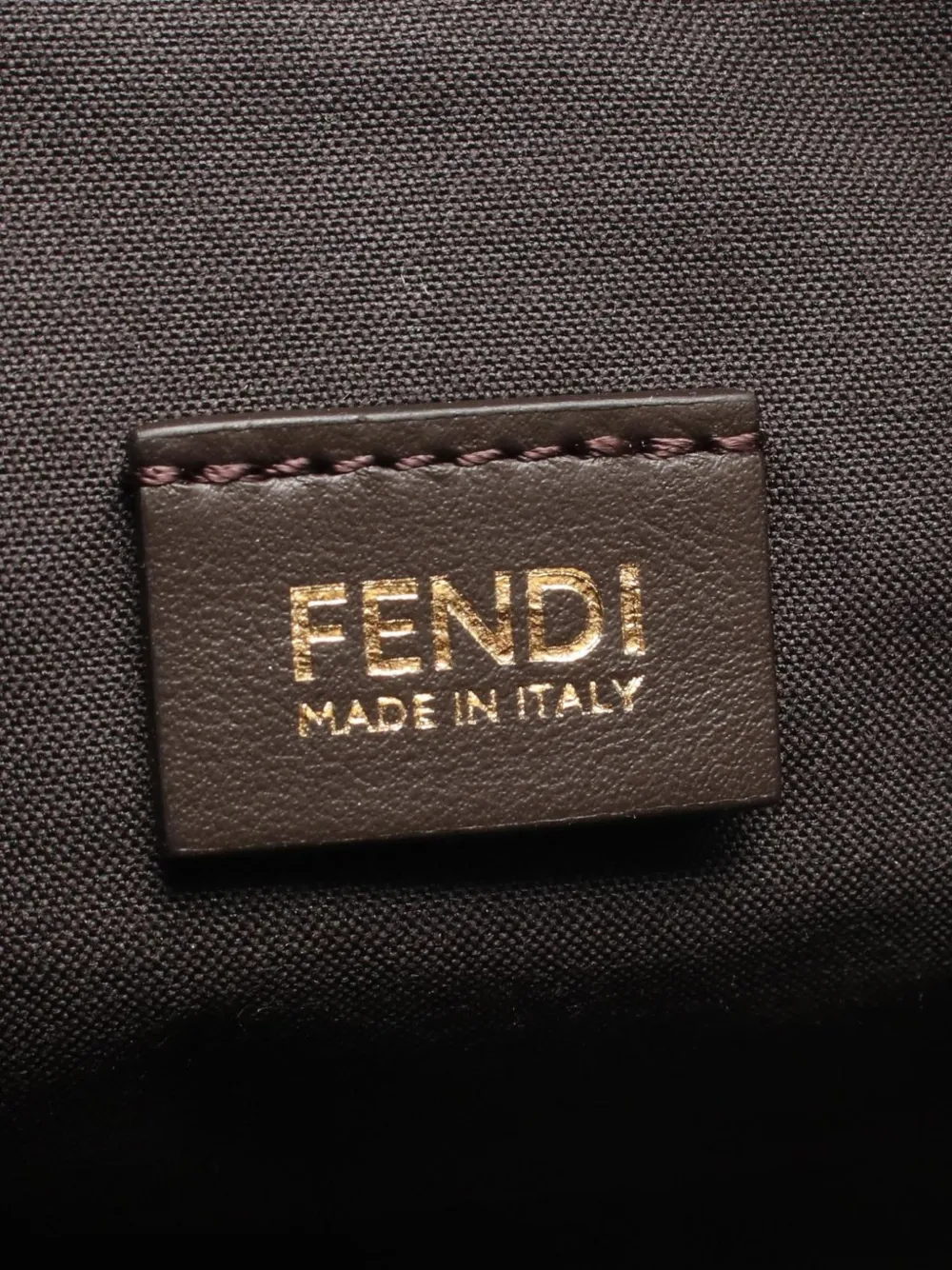 Fendi Pre-Owned 2020s Zucca zip-top shoulder bag Beige