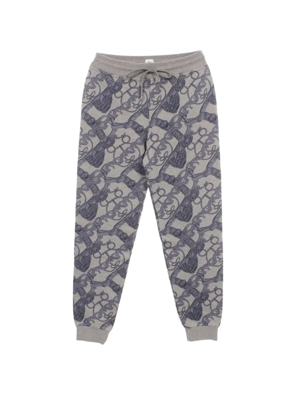 Hermès Pre-Owned pantalon de jogging Bride de Cour (années 2010) - Gris Hermès Pre-Owned pantalon de jogging Bride de Cour (années 2010) - Gris