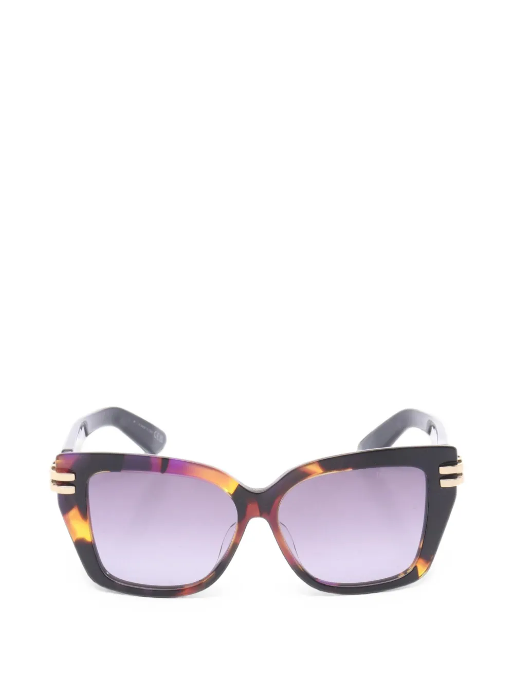 Christian Dior Pre-Owned lunettes de soleil carrées (années 2010) - Marron Christian Dior Pre-Owned lunettes de soleil carrées (années 2010) - Marron