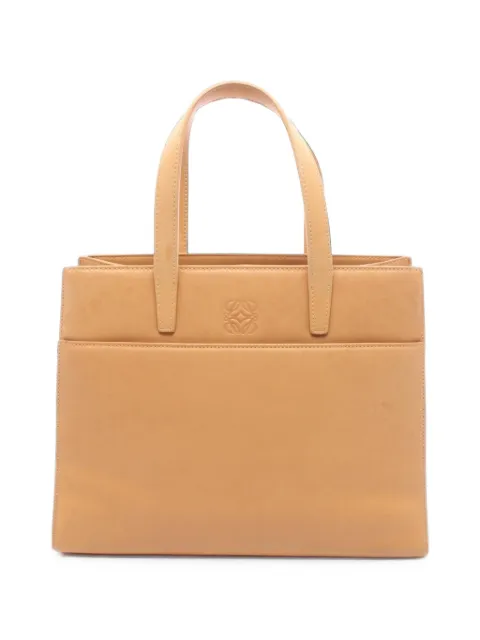 Loewe Pre-Owned 2000s Anagram leather tote bag