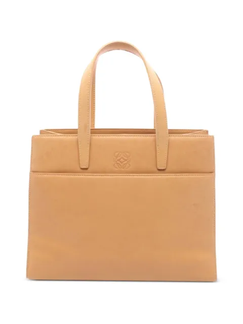 Loewe Pre-Owned tote de piel con Anagram 2000