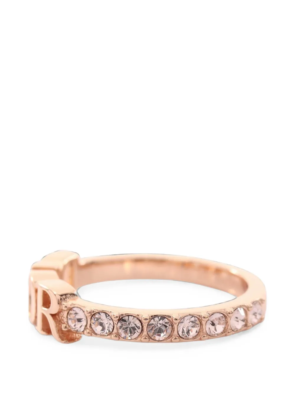 Dior Pre-owned 2010s Dio(r)evolution Rhinestone Ring in Pink, view 3