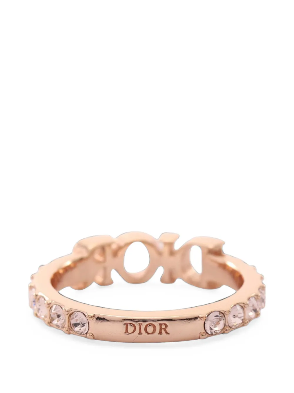 Dior Pre-owned 2010s Dio(r)evolution Rhinestone Ring in Pink, view 2