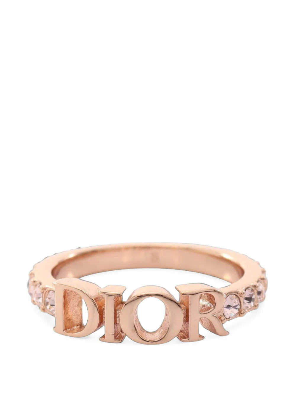 Dior Pre-owned 2010s Dio(r)evolution Rhinestone Ring in Pink