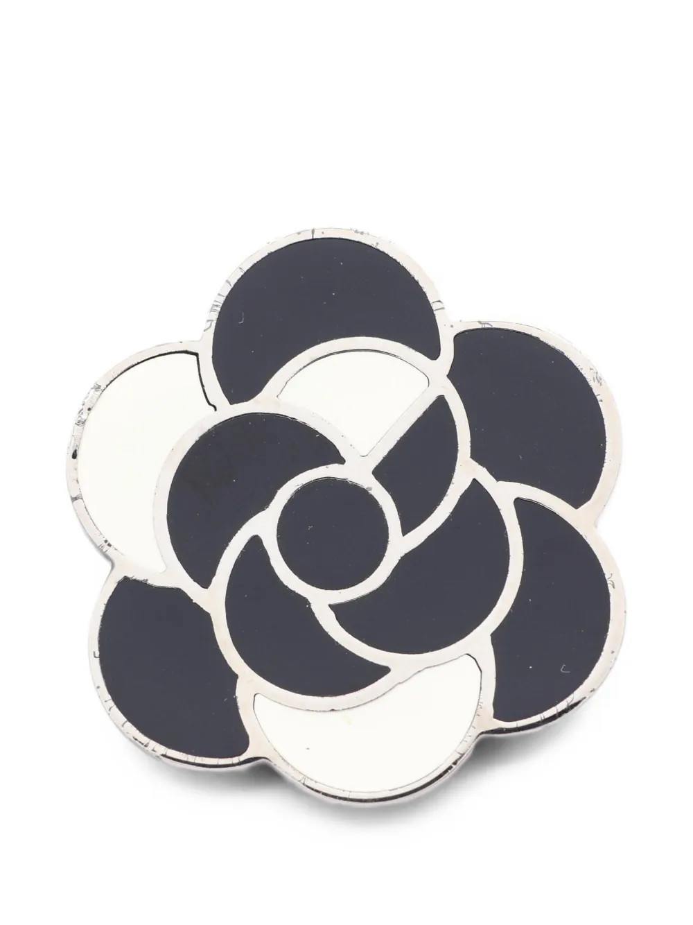 CHANEL Pre-Owned 1998 Camellia brooch - Argento
