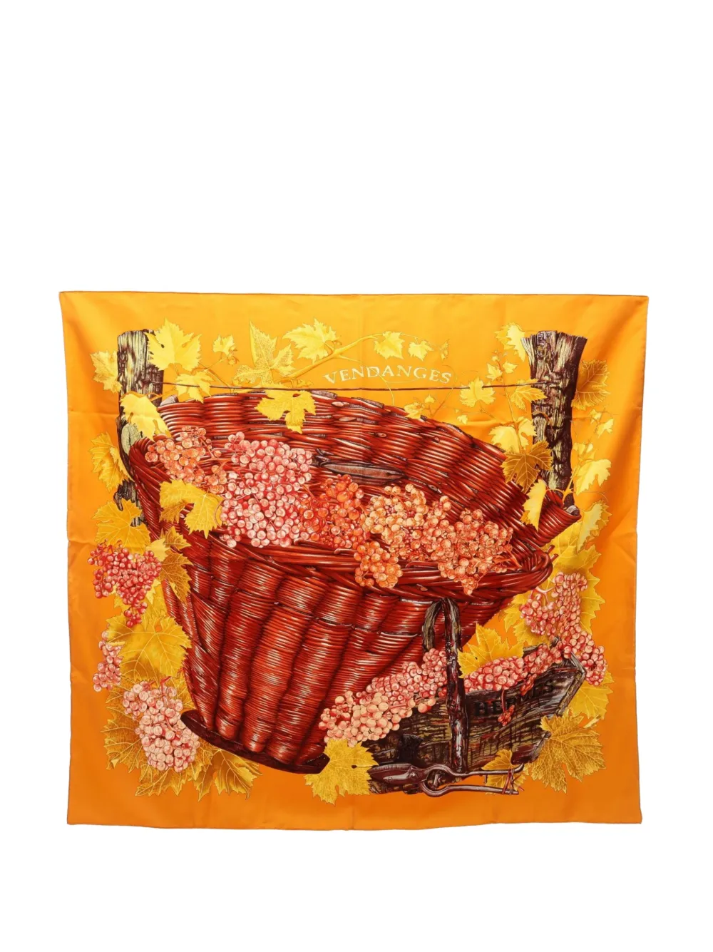 Hermès Pre-Owned 2010s Vendanges Schal - Orange
