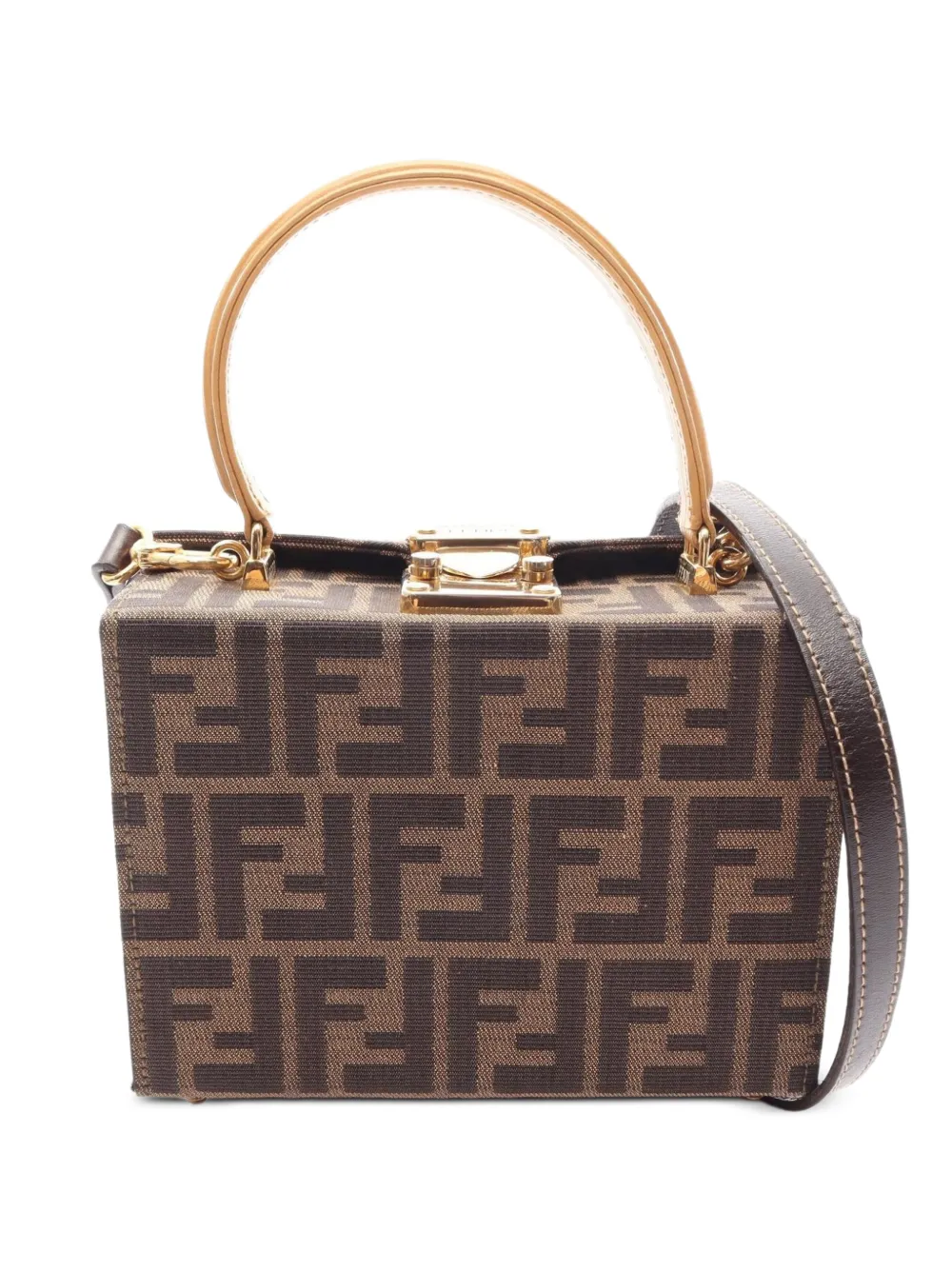 Fendi Pre-Owned 2000s Zucca Schultertasche - Braun