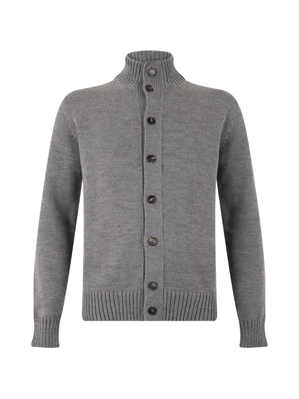 slowear button-up ribbed cardigan